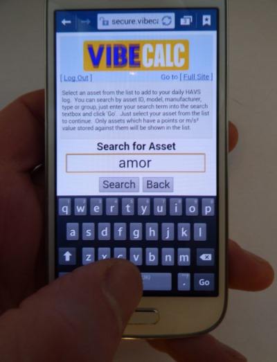 Vibecalc - logging HAVS on mobile